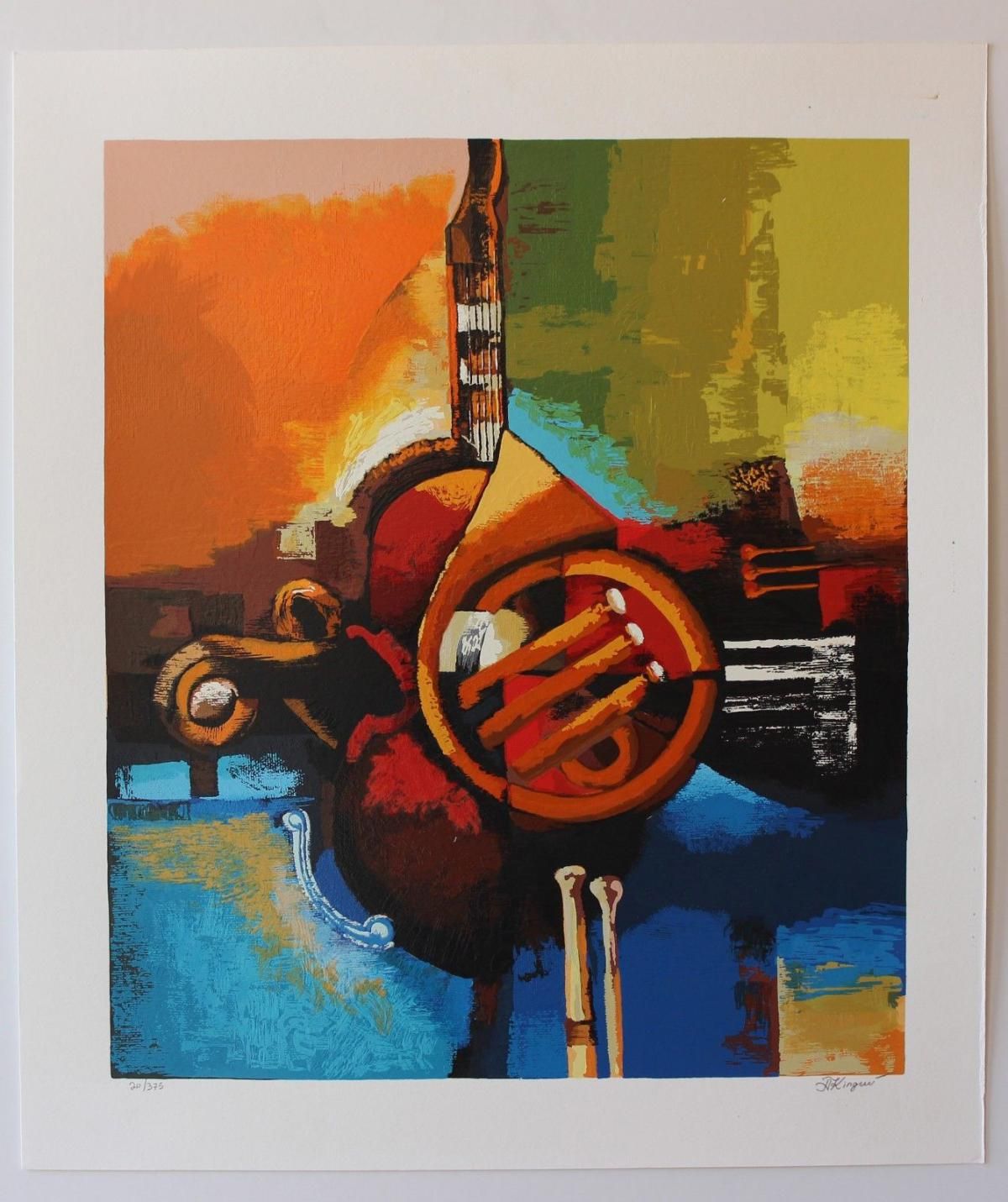 Igor Kovalev- Set of 3 Serigraph on Paper "Symphony II, Symphony III, Symphony IV"