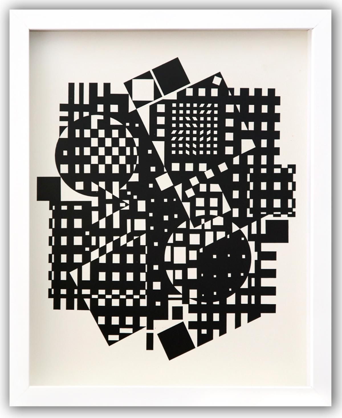 Victor Vasarely- Heliogravure Print "Untitled"