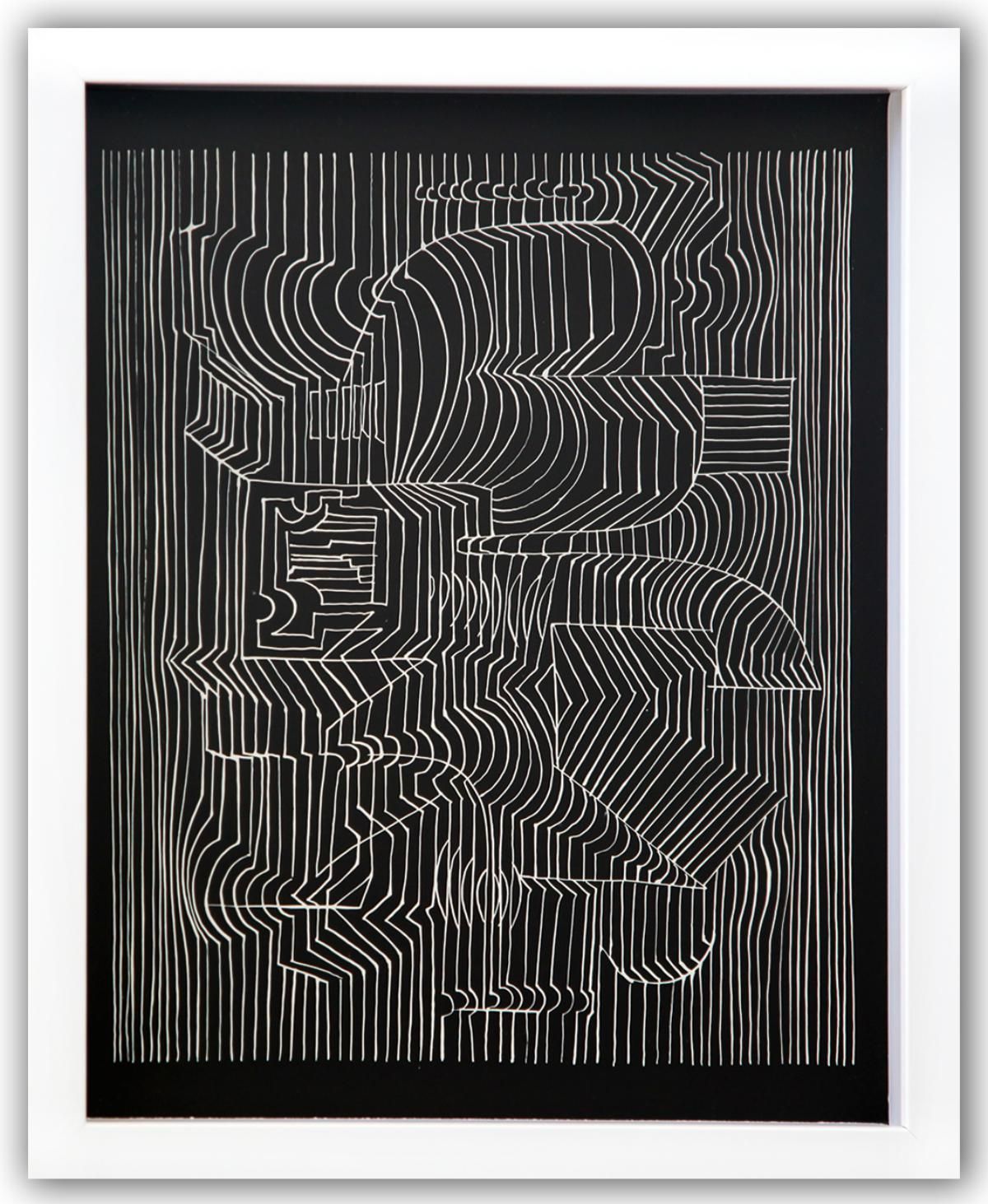 Victor Vasarely- Heliogravure Print "Untitled"