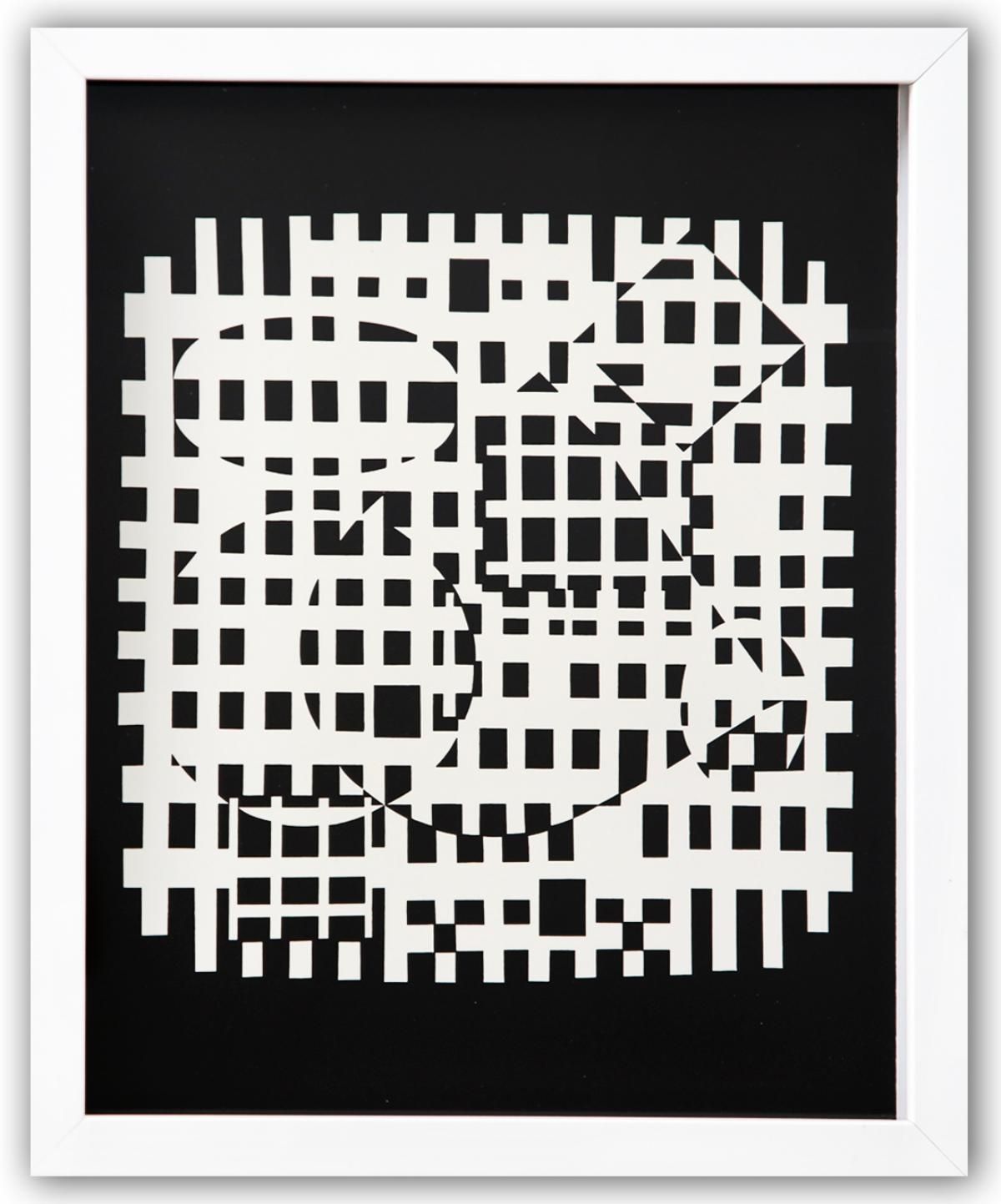Victor Vasarely- Heliogravure Print "Untitled"