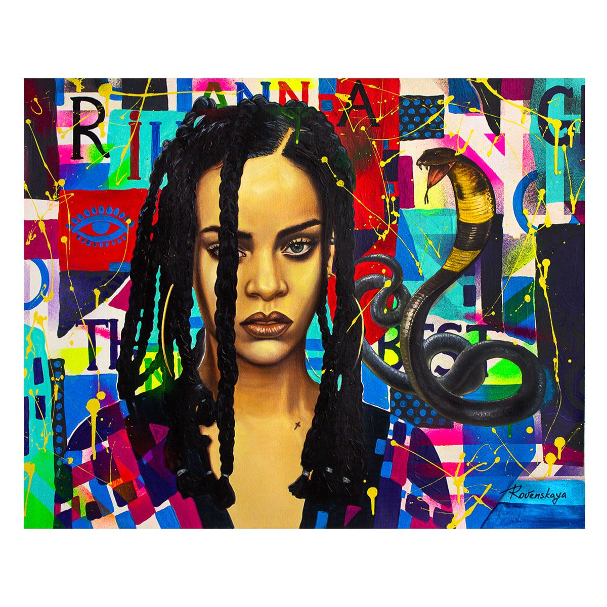 Nastya Rovenskaya- Original Oil on Canvas "Soul"
