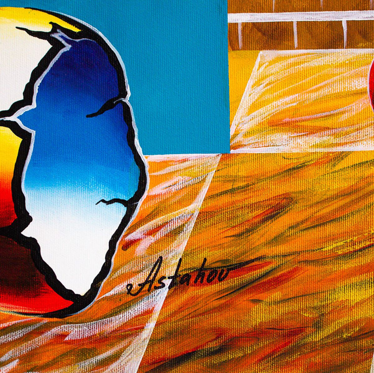 Alexander Astahov- Original Oil on Canvas "Visual Life"
