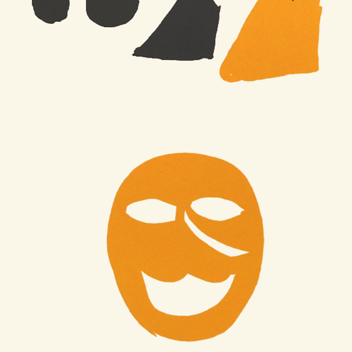 Alexander Calder- Lithograph "DLM221 - MASQUE JAUNE"