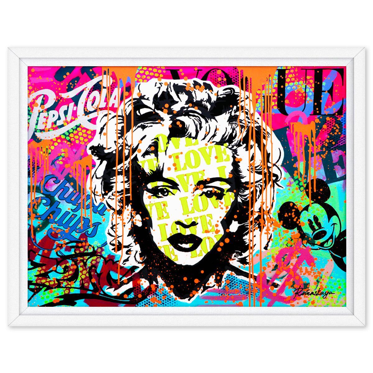Nastya Rovenskaya- Original Oil on Canvas "We Prefer Marilyn"