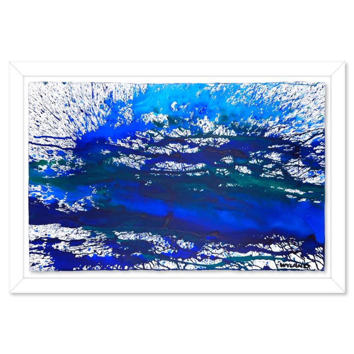 Wyland- Original Watercolor Painting on Deckle Edge Paper "Untitled"