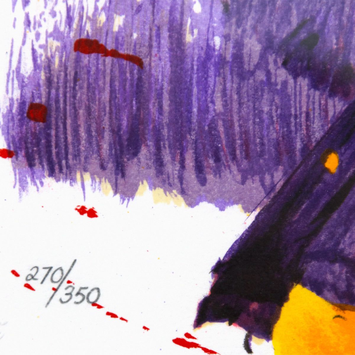Tom Everhart- Hand Pulled Original Lithograph "Glam Slam"