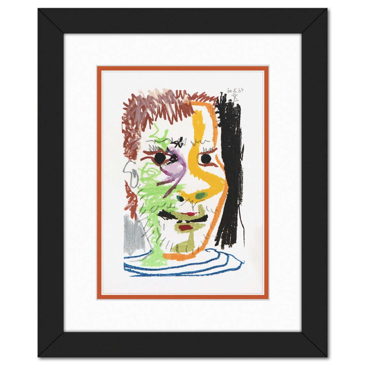 After Pablo Picasso- Lithograph on Arches paper "Le GoÃ»t du Bonheur 24"