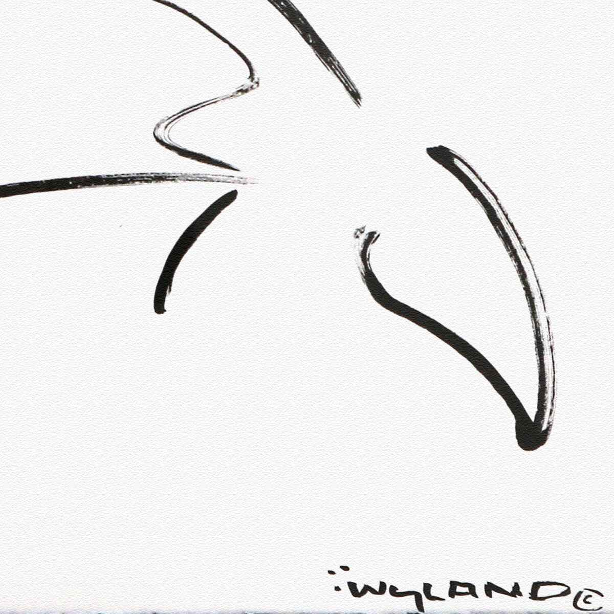 Wyland- Original Sumi Ink Painting "Orca"