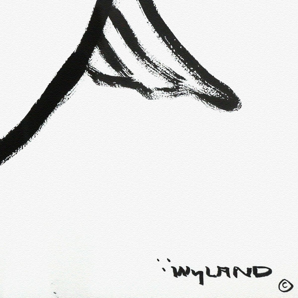 Wyland- Original Sumi Ink Painting "Seal"