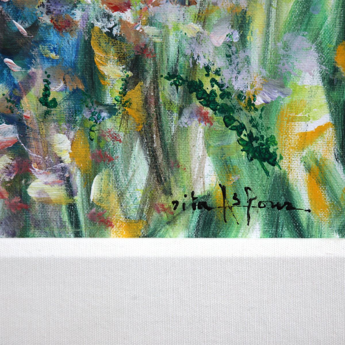 Rita Asfour- Original Oil "In the Thick"
