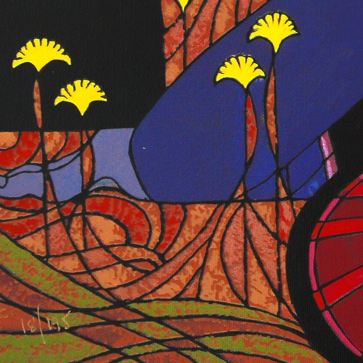 Zu Ming Ho- Silkscreen "In the Year of the Ram"