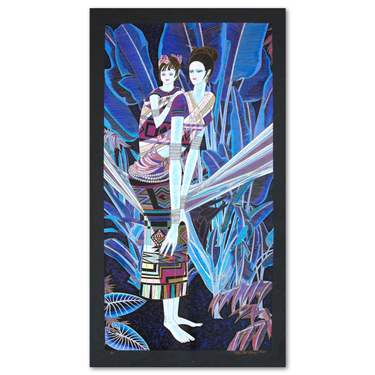 Ting Kuang- Silkscreen "Moming Walk"