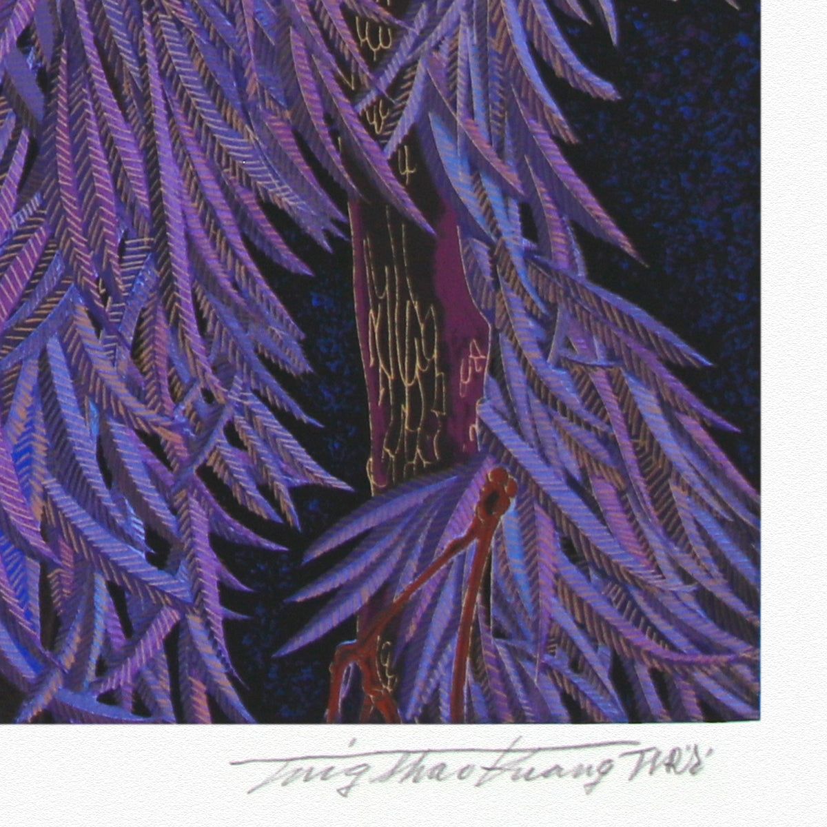 Ting Kuang- Silkscreen "Mysterrious Xixhuanbanna Rice Paper"