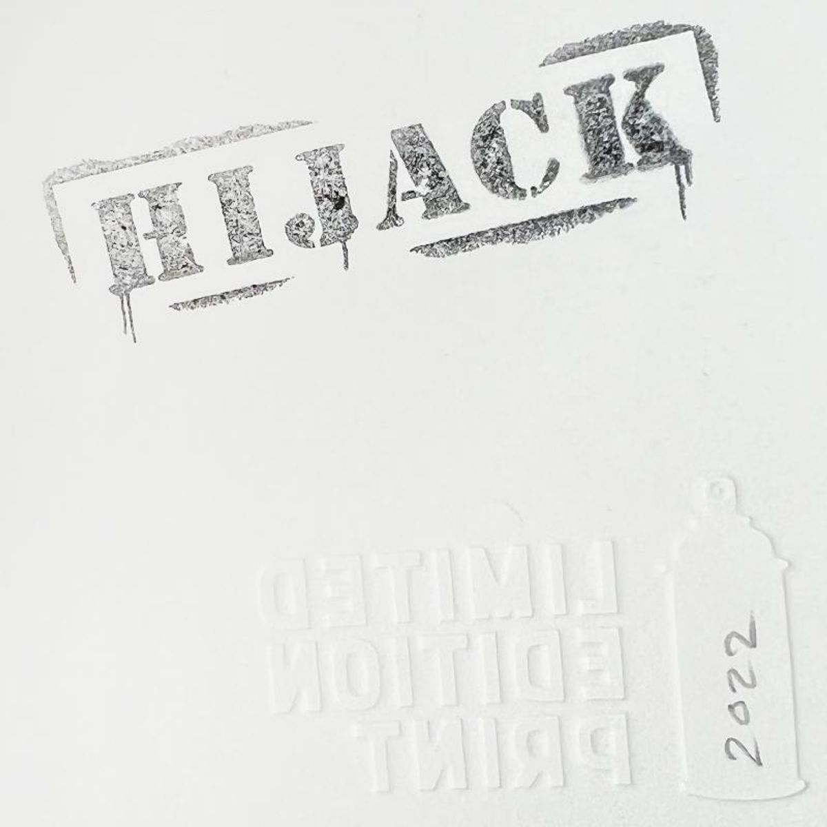 Hijack, "Misfits" Framed Limited Edition Silkscreen. Numbered and Hand Signed with Certificate of Authenticity.