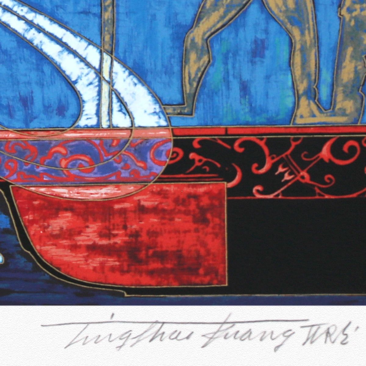 Ting Kuang- Silkscreen "Calling the Soul"