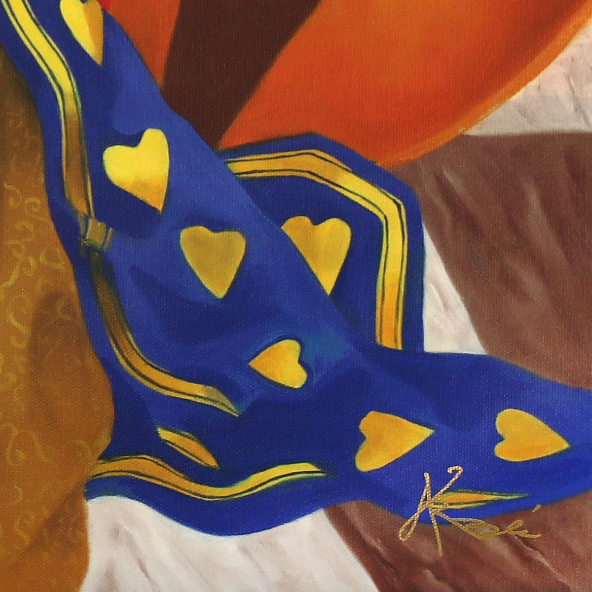 Arbe- Mixed Media "The Queen of Hearts"