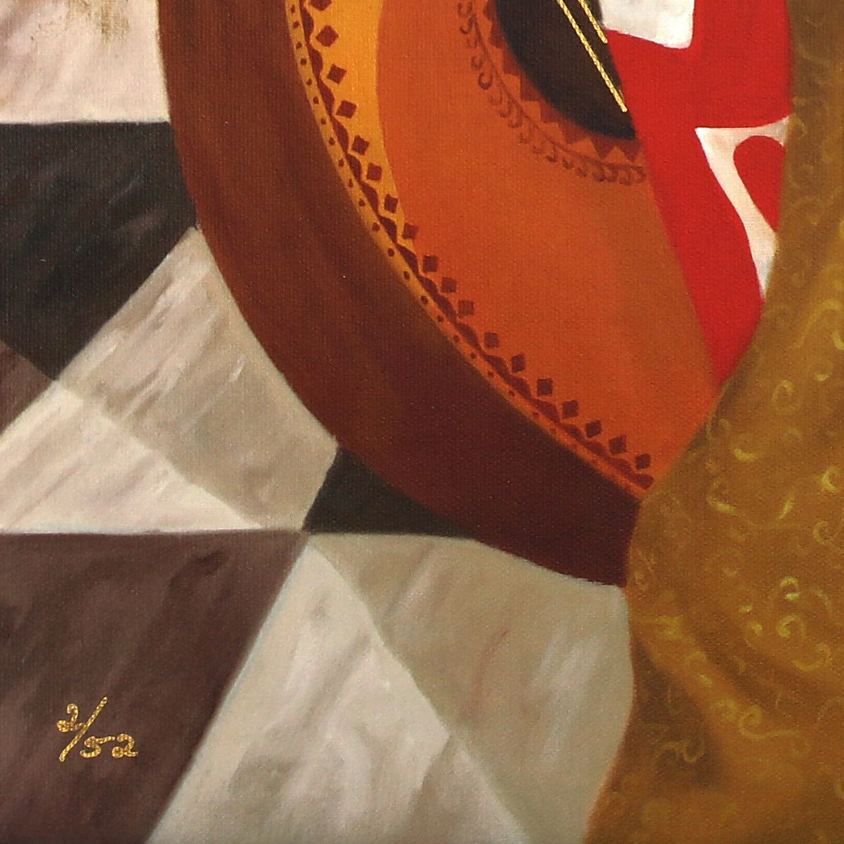 Arbe- Mixed Media "The Queen of Hearts"