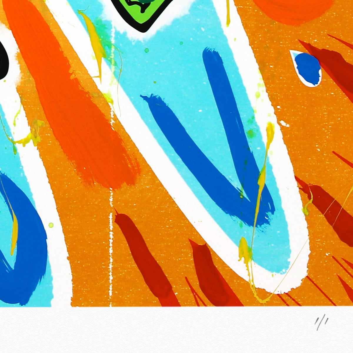 Nastya Rovenskaya- Original Mixed Media on Deckled Edge Paper "Wealth Under Shelter"