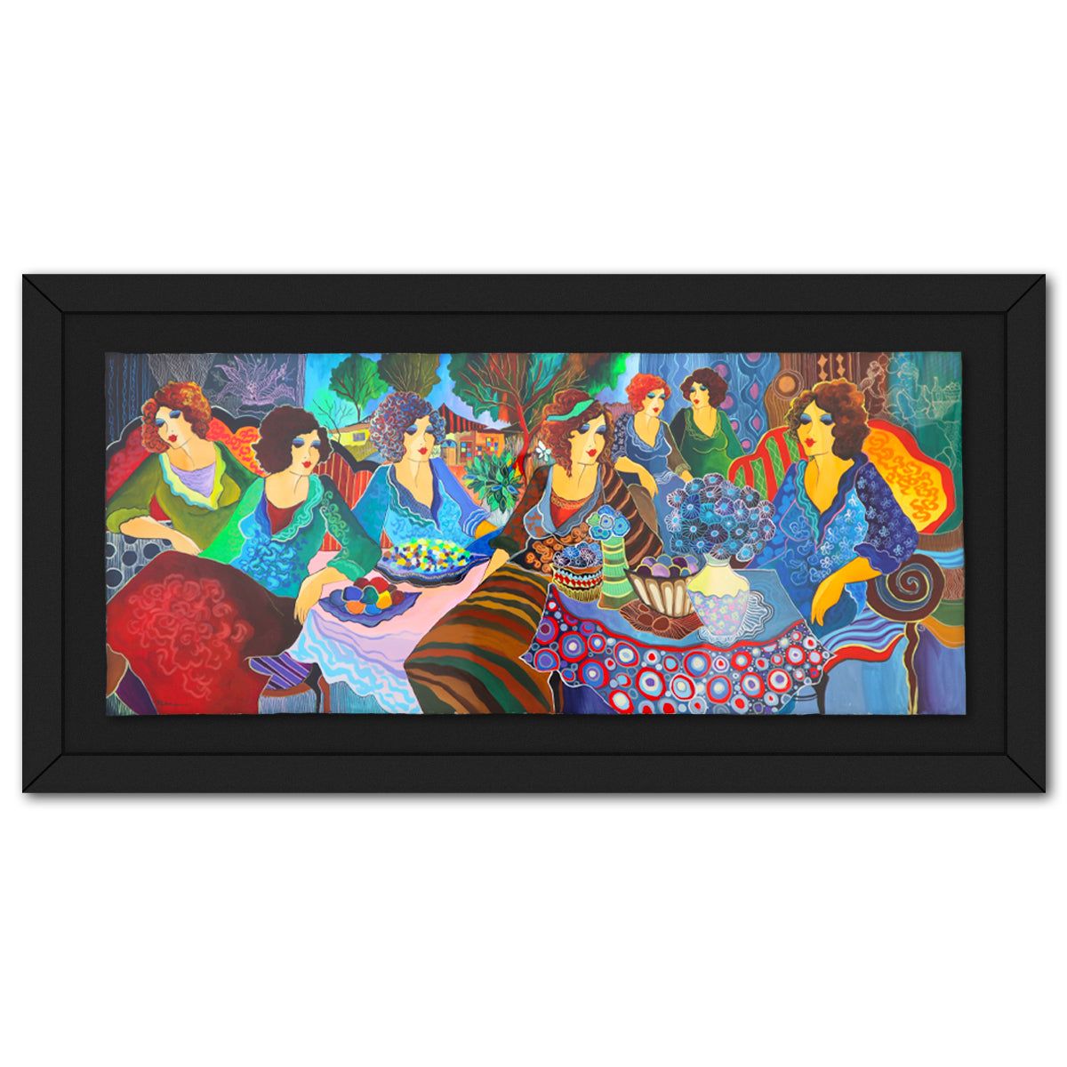 Patricia Govezensky- Original Watercolor "A Celebration of Color and Culture"