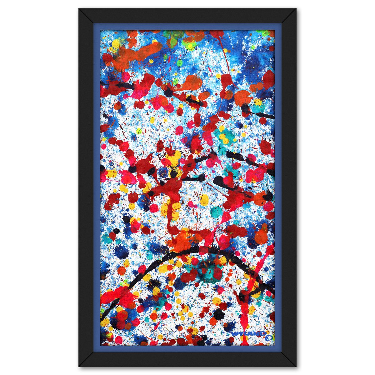 Wyland- Original Painting on Canvas "Abstract"