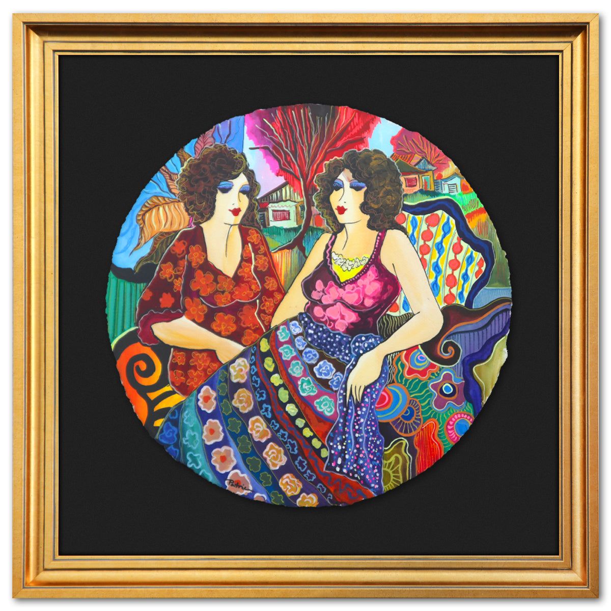 Patricia Govezensky- Original Watercolor "Neon Reverie"