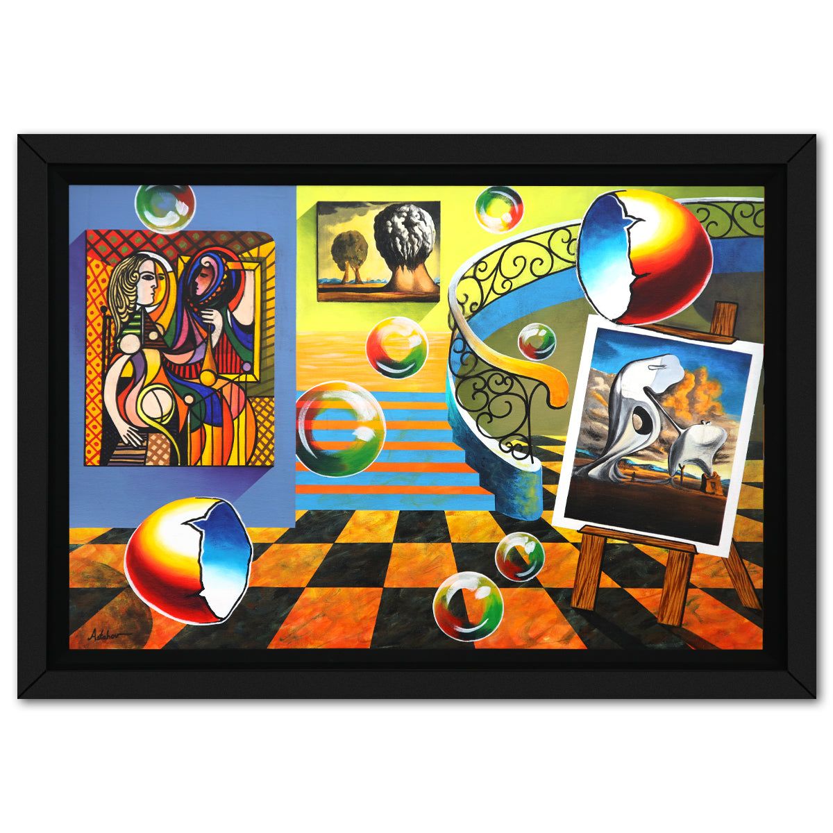 Alexander Astahov- Original Oil on Canvas "Pop Art Boulevard"