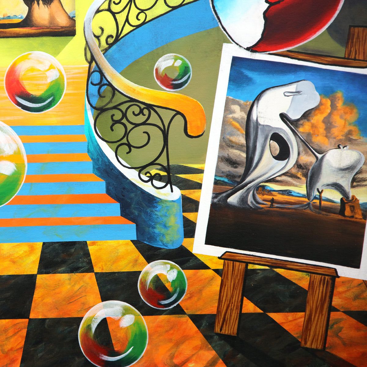 Alexander Astahov- Original Oil on Canvas "Pop Art Boulevard"