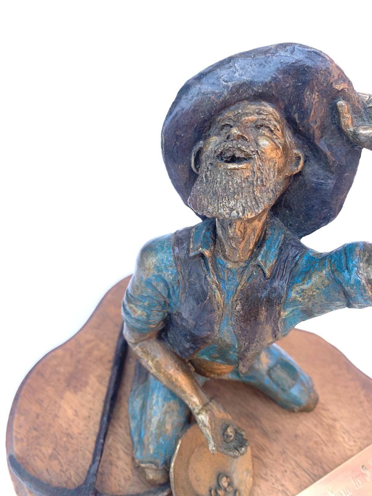 Christina Brown- Bronze Sculpture "When Fools Turn to Gold"