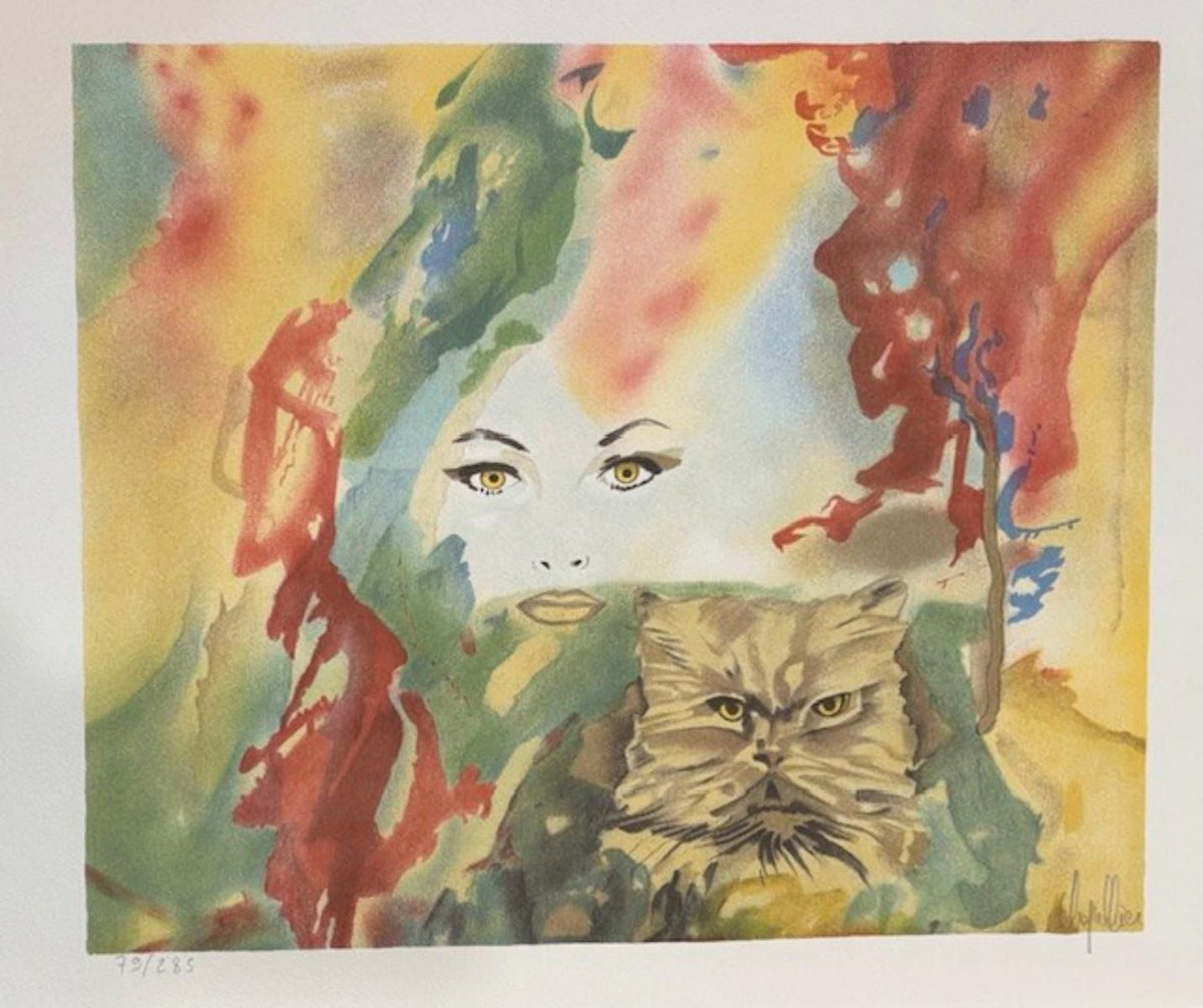 Cecile Chapellier- Complete suite of 12 Lithographs on paper