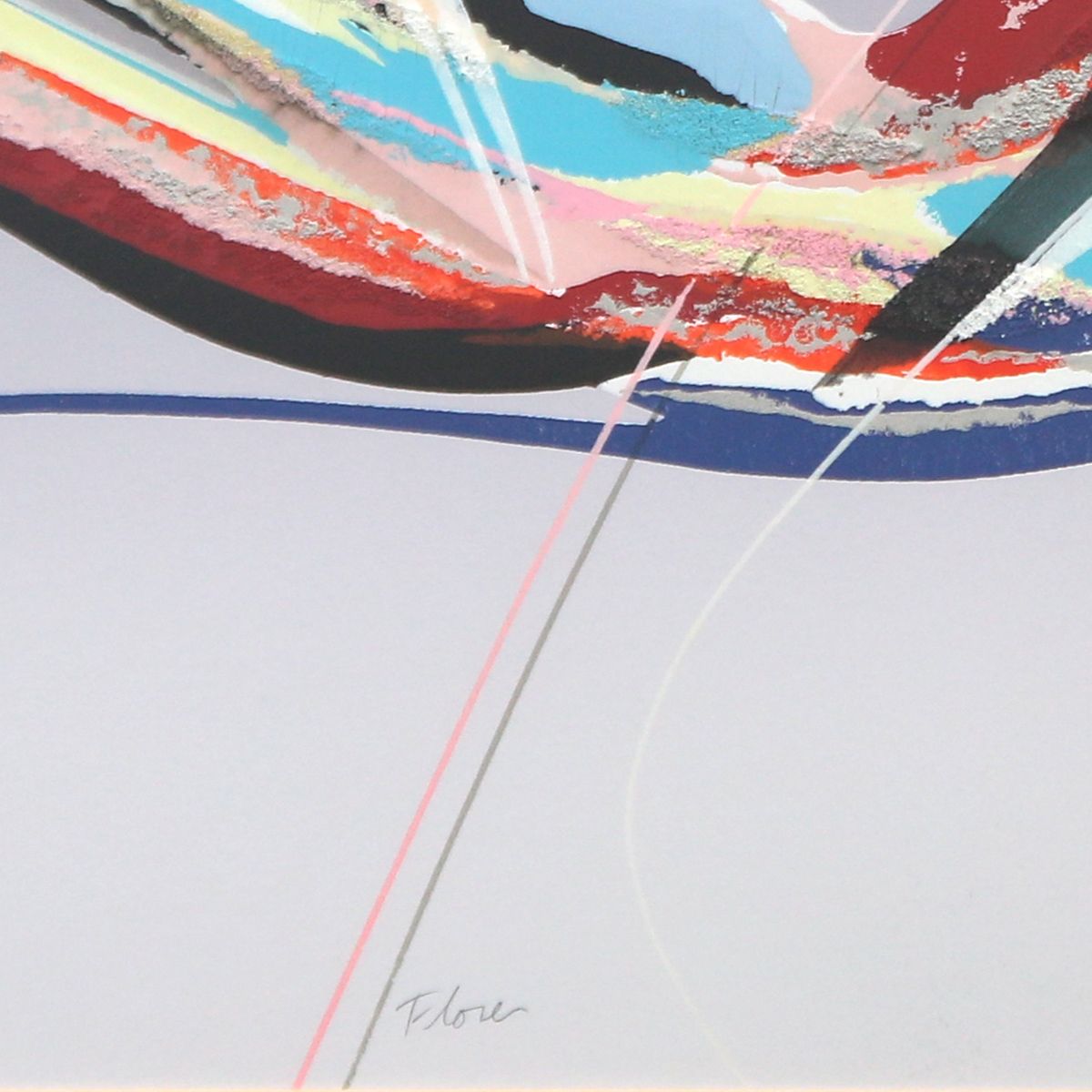 Elba Alvarez- Serigraph "Flow"