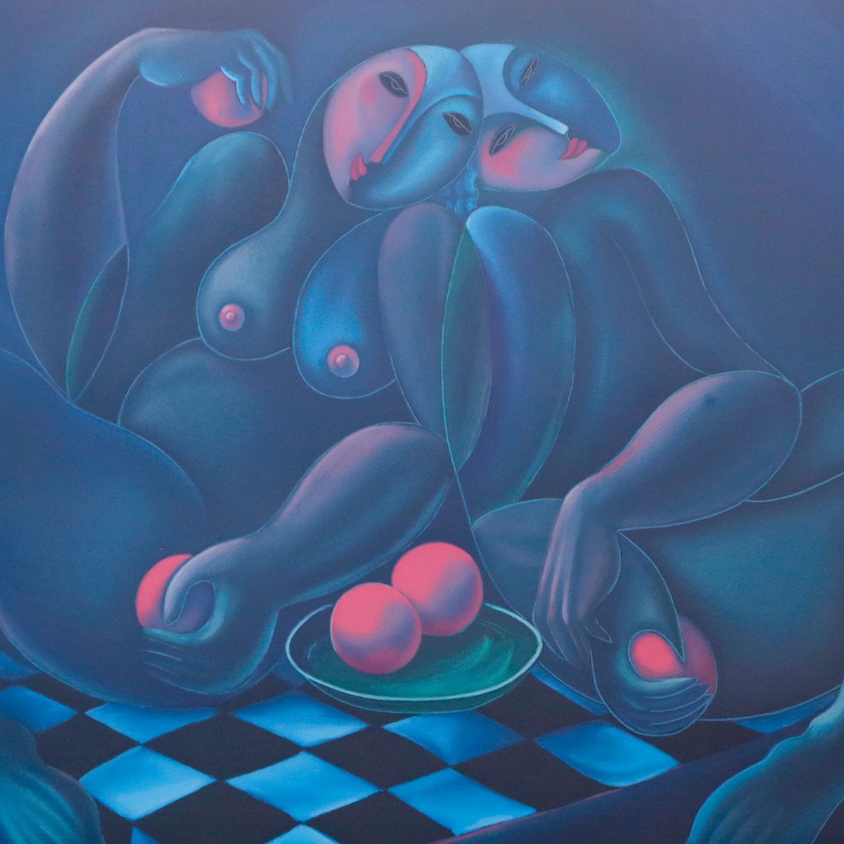 Yuroz- Serigraph "Lovers"