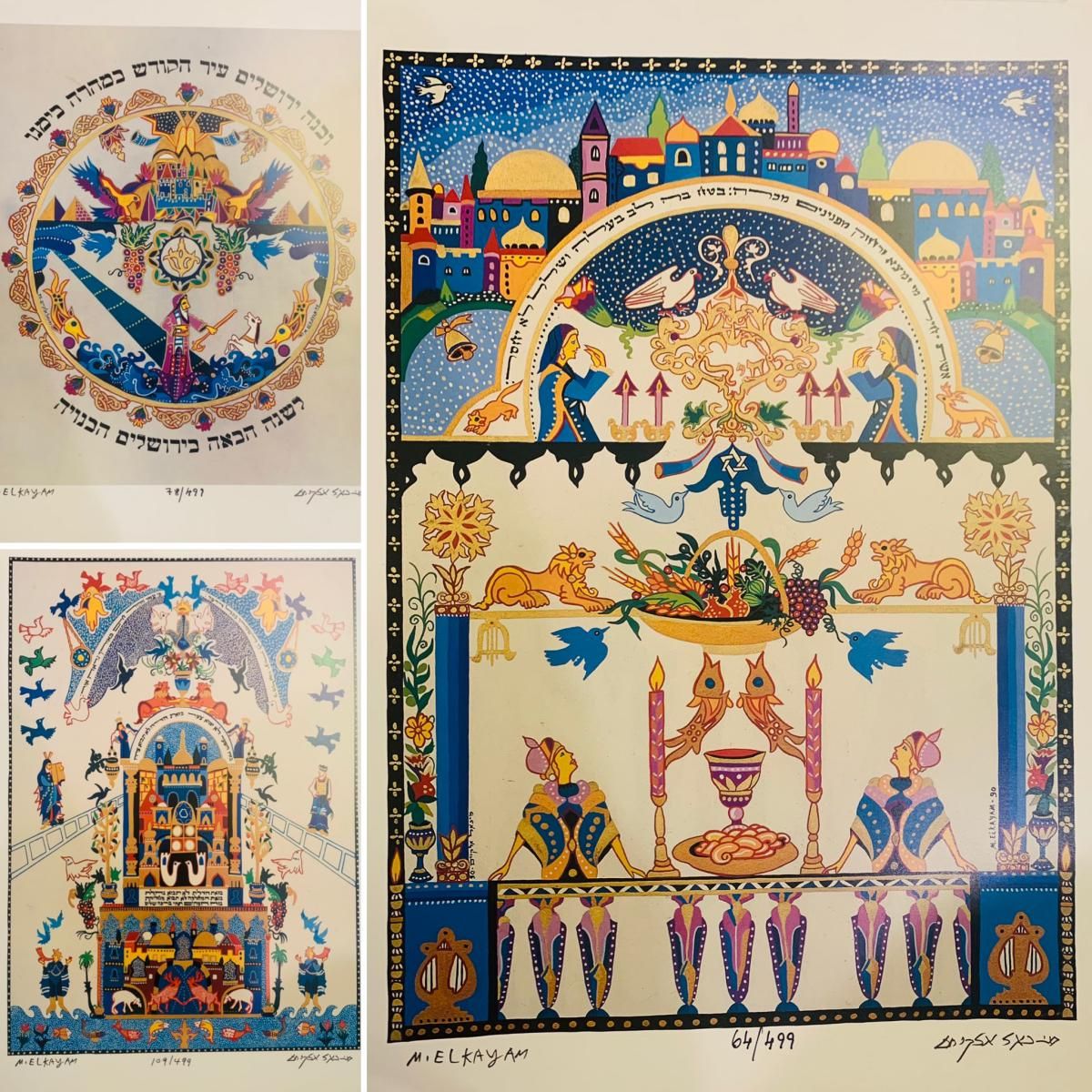 Michael Elkayim- Lithographs