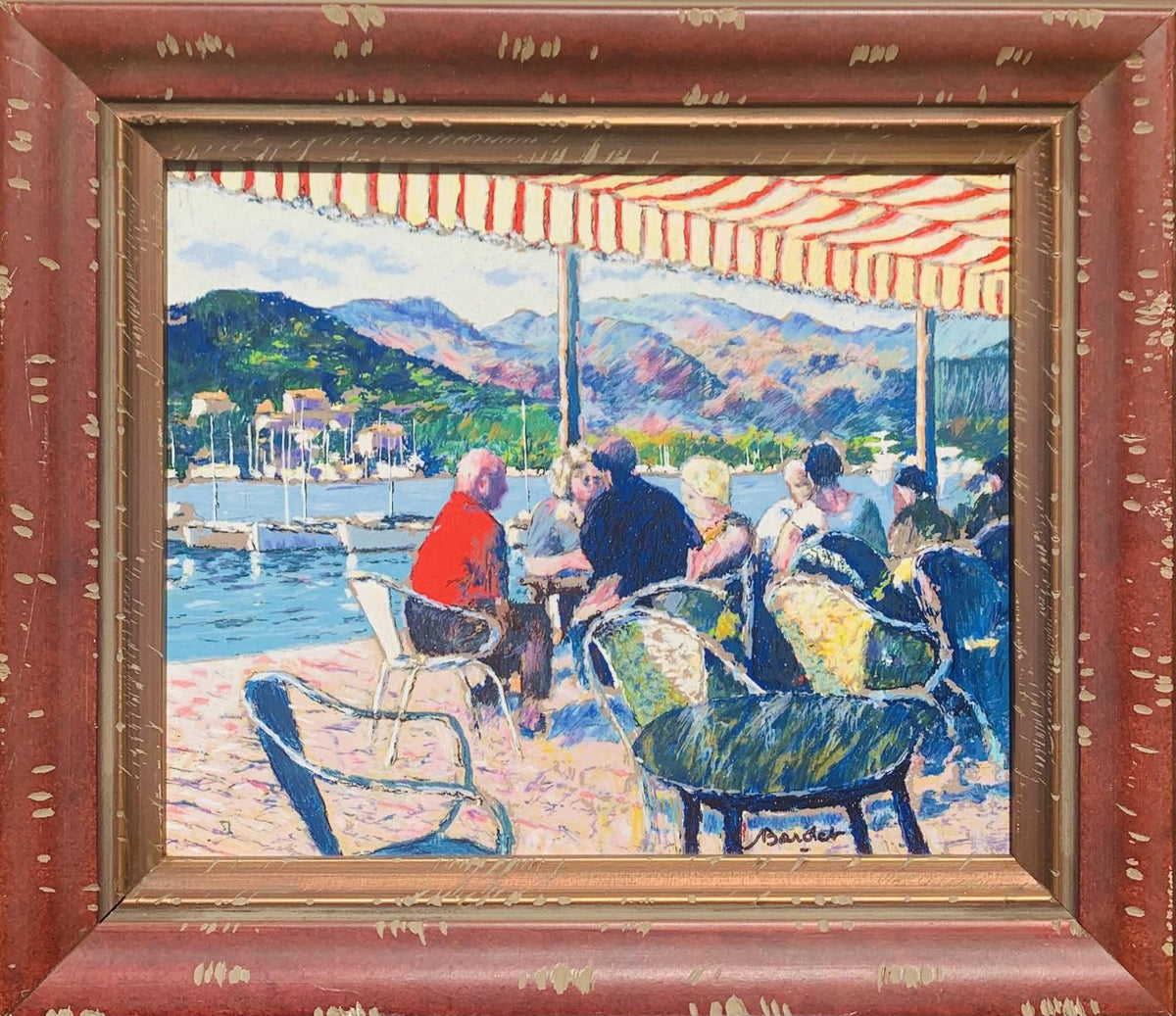 Andre Bardet- Serigraph on panel