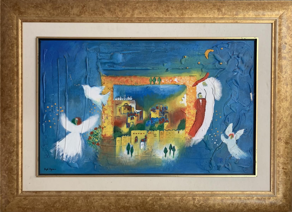 Hagit Argaman - Original painting on canvas  "Jerusalem "