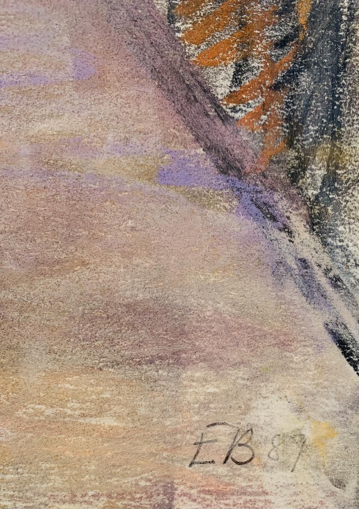 E.B- Original pastel on paper
