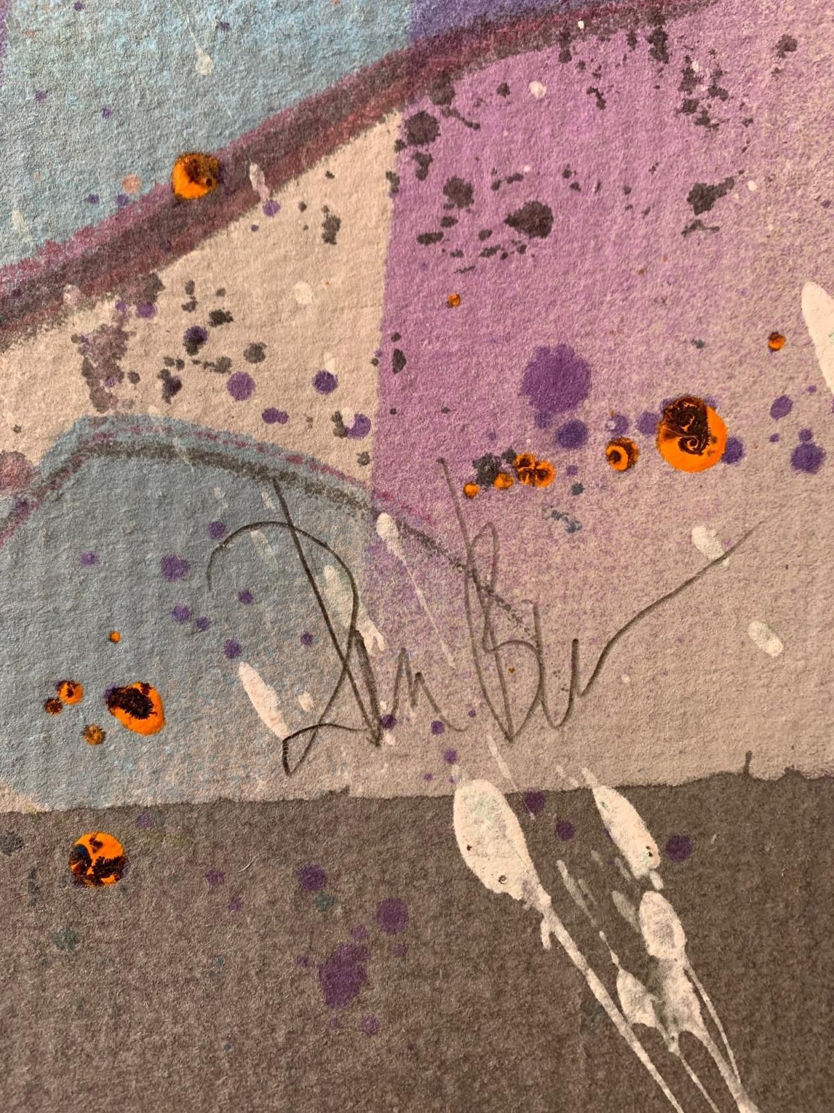 D. B.- Original one of a kind on paper