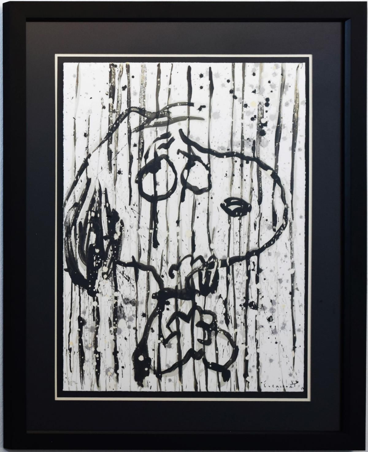 Tom Everhart- Hand Pulled Original Lithograph "Dancing In The Rain"