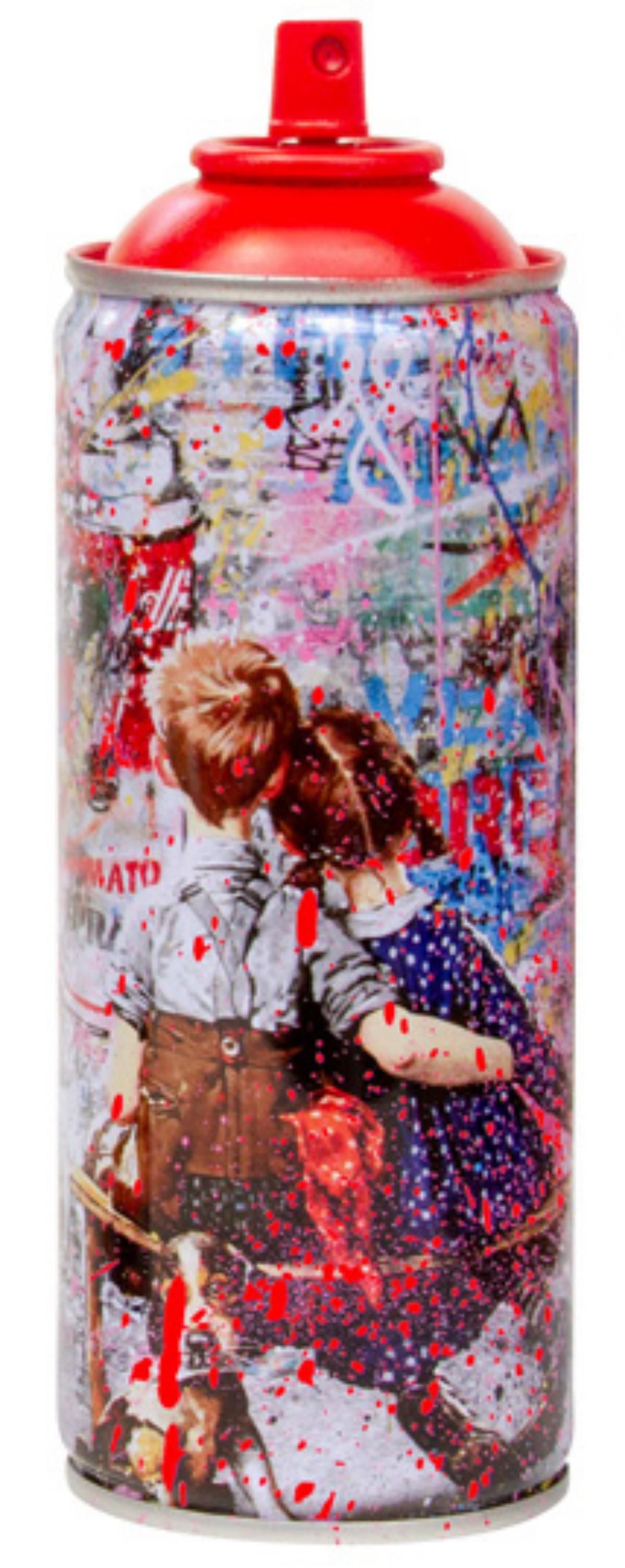 Mr. Brainwash- SPRAY CAN "WORK WELL TOGETHER, 2020"