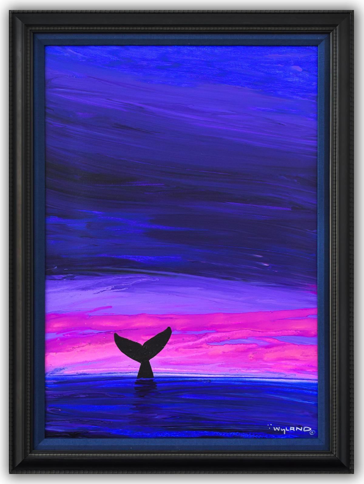 Wyland- Original Painting on Canvas "Whale Tail"