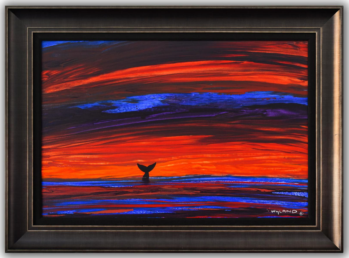 Wyland- Original Painting on Canvas "Island Time"