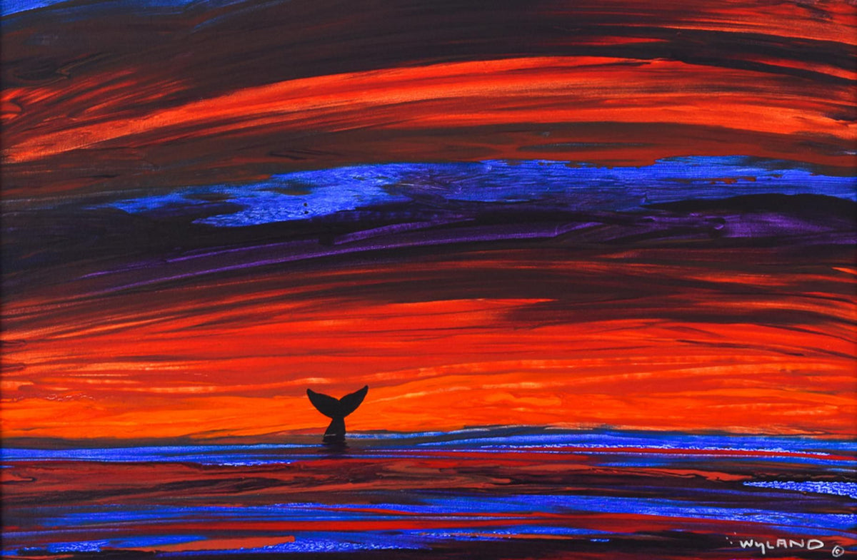 Wyland- Original Painting on Canvas "Island Time"
