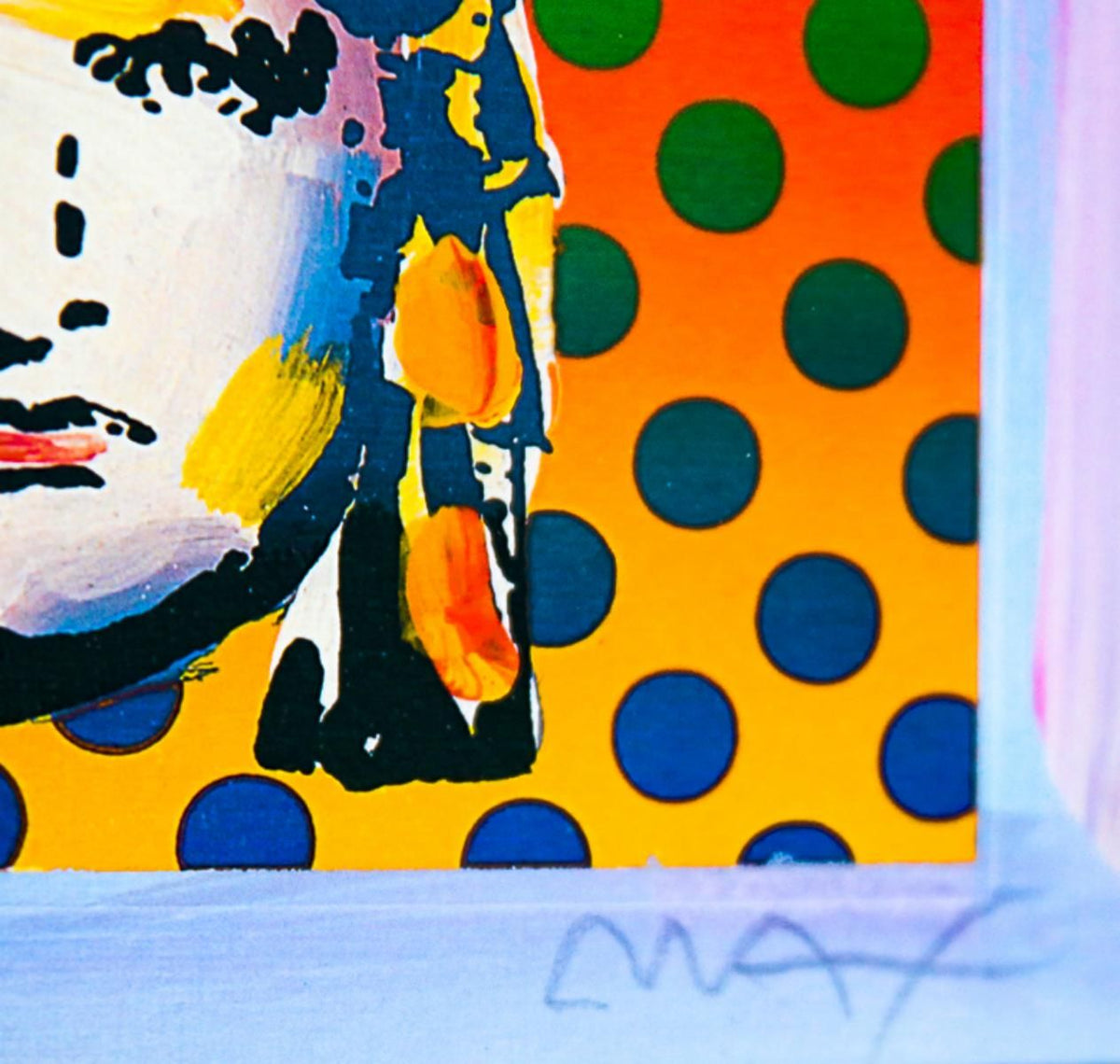 Peter Max- Original Lithograph "LIBERTY HEAD (Mini)"