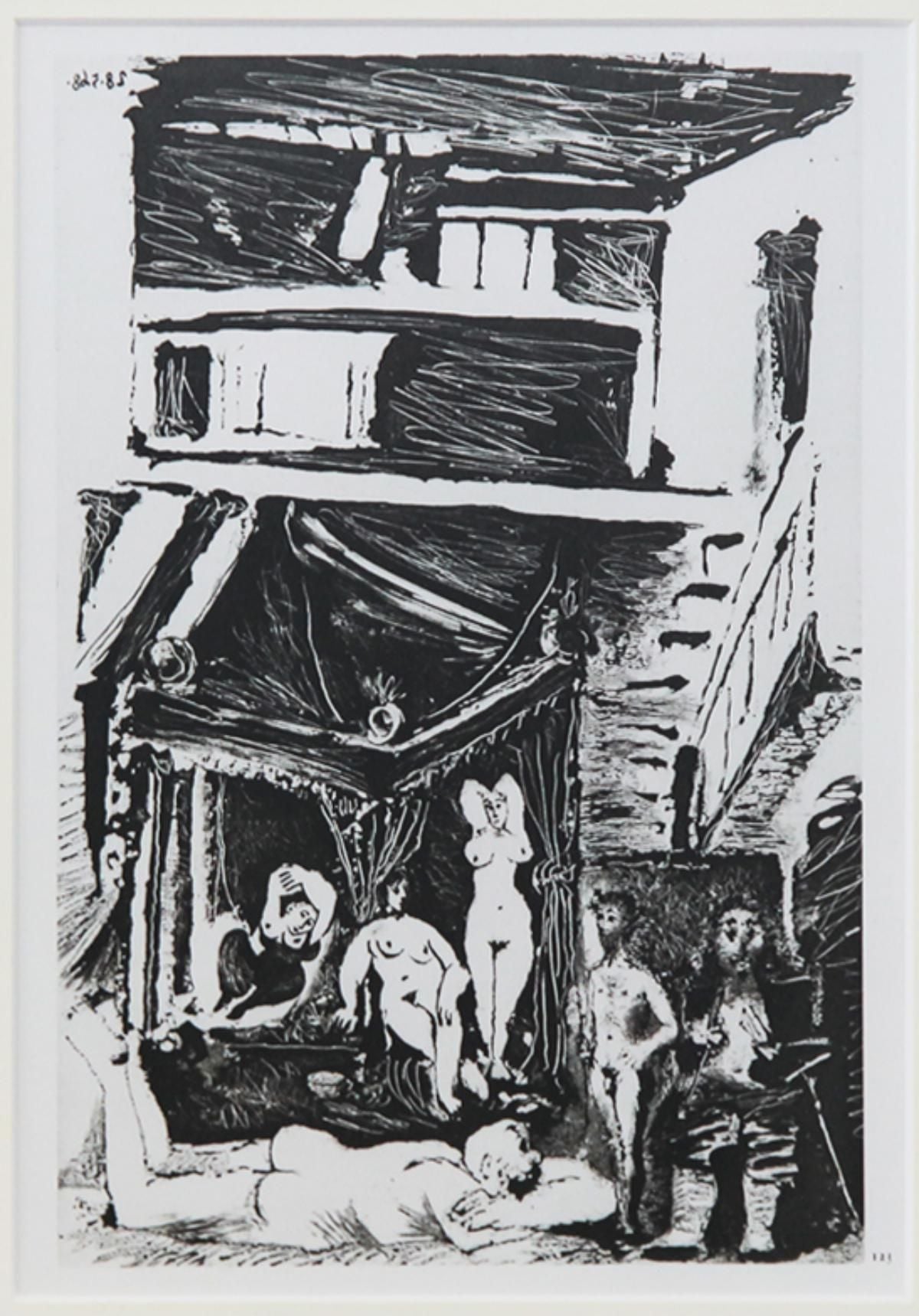After Pablo Picasso- Offset Lithograph "From The 347 Series"