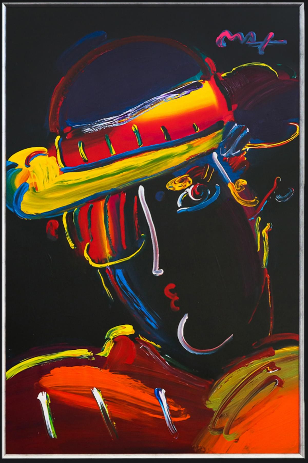 Peter Max- Original Mixed Media "Zero Prism"