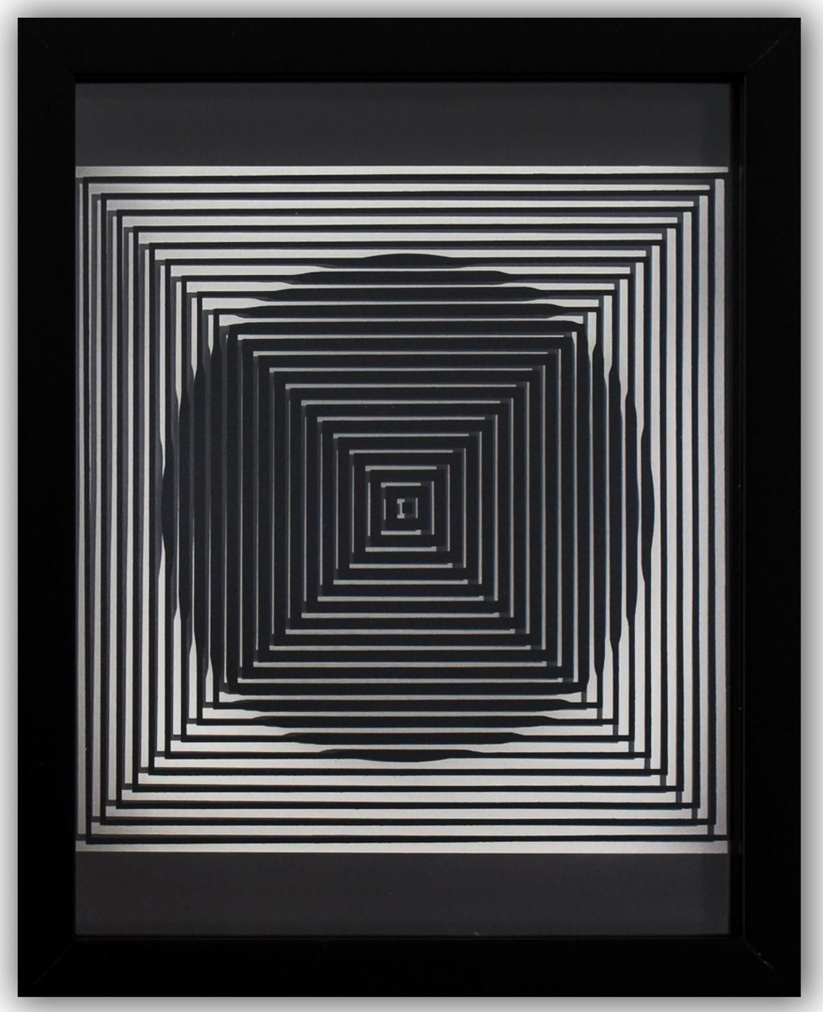 Victor Vasarely- 3D Wall Sculpture/object "Cinetiques"
