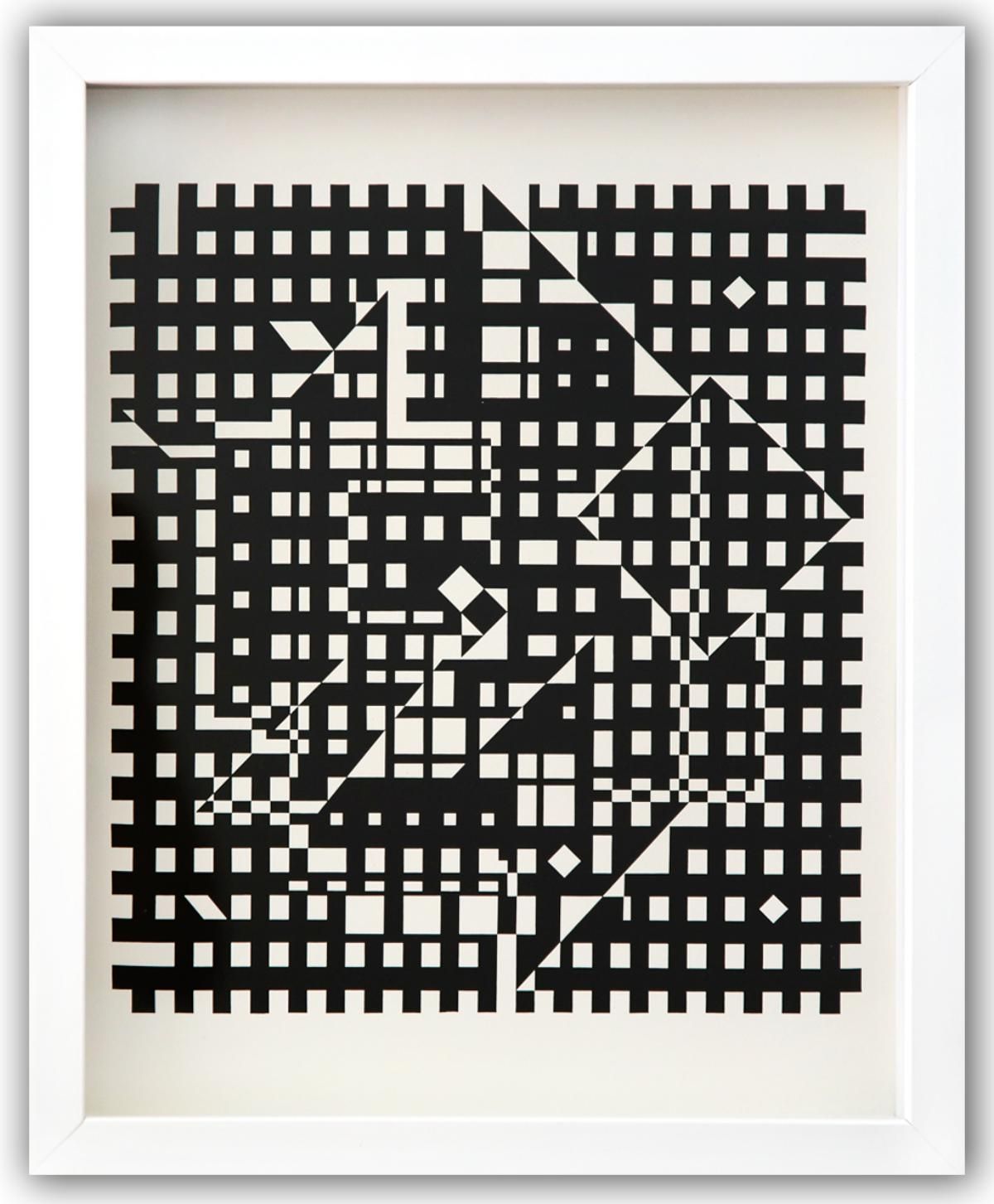 Victor Vasarely- Heliogravure Print "Untitled"