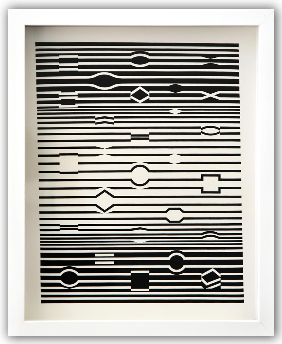 Victor Vasarely- Heliogravure Print "Untitled"