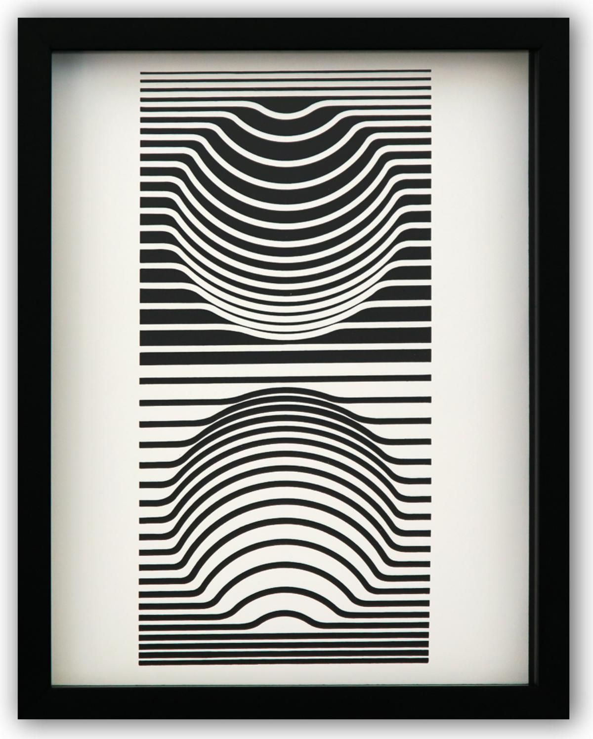 Victor Vasarely- Heliogravure Print "Untitled"