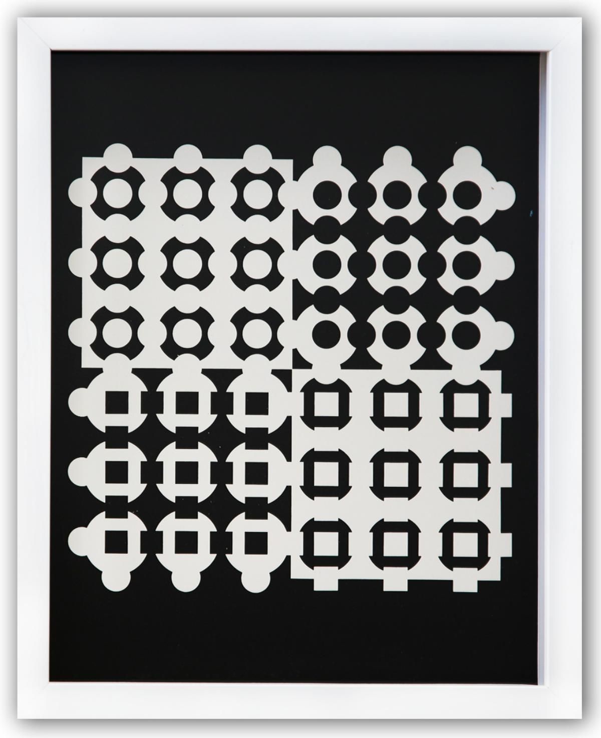 Victor Vasarely- Heliogravure Print "Untitled"