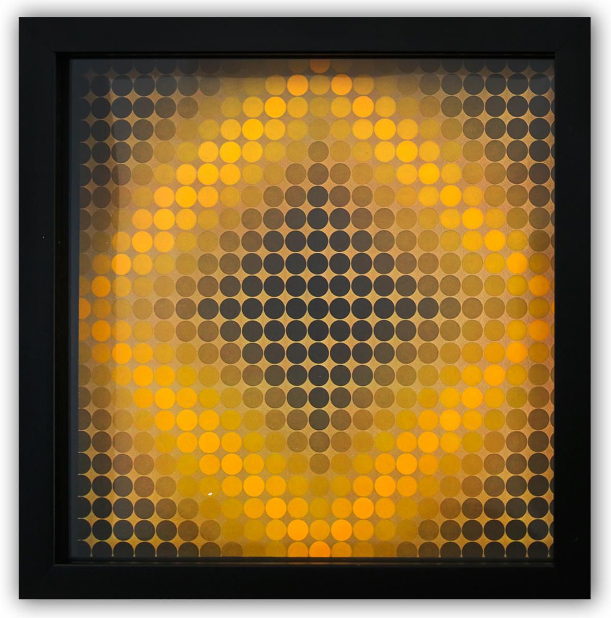 Victor Vasarely- Heliogravure Print "Untitled"